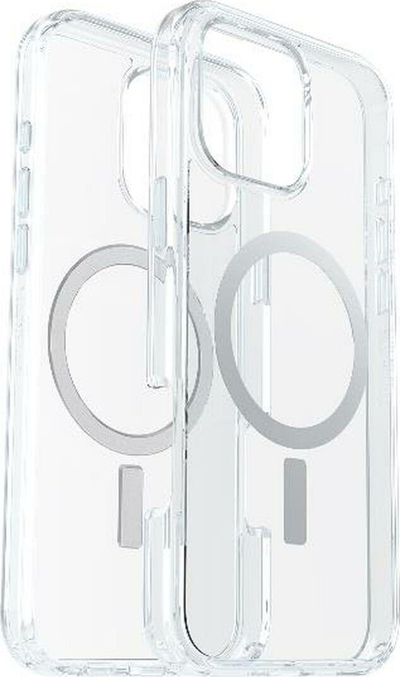 Kllafë telefoni OtterBox Symmetry Clear MagSafe për iPhone 16 Pro Max, transparente