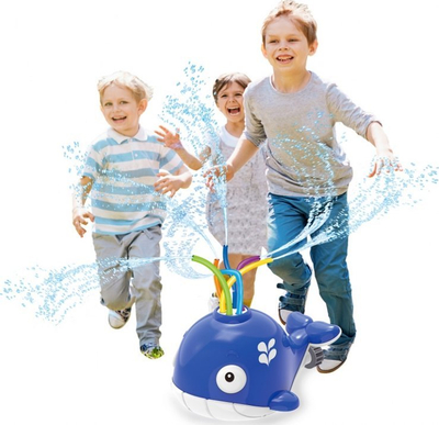 Lodër me uj Jamara Mc Fizz Whale, sprinkler uji, shumëngjyrëshe