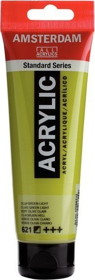 Ngjyrë akrilike Amsterdam Standard Series Olive Green Light, 120ml, jeshile ulliri e çelët