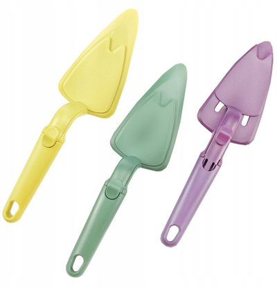 Shpatull torte plastike Maestro MR-1155, 28.5cm, ngjyra pastel