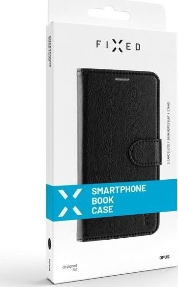 Këllëf libri FIXED Opus për Xiaomi 13T, me magnet, me xhep karte, i zi