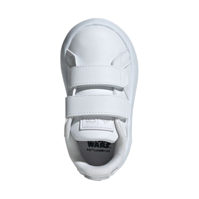 Патики за деца Adidas Star Wars Grand Court 2.0 Jr IH7578, леплива лента, EVA ѓон, бели