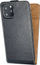 Kapak telefoni Slim Flexi Fresh Vertical Case për Samsung A25 5G, tip libër, lëkurë sintetike, i zi