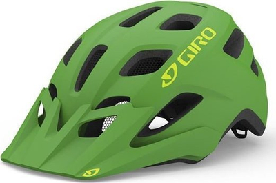 Helmetë biçiklete për fëmijë Giro Tremor, 47 54 cm, 18 hapje ajrimi, jeshile mat