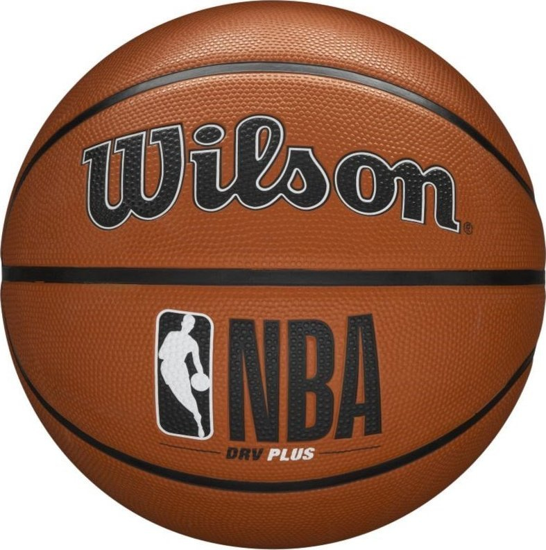 Top basketbolli Wilson NBA DRV Plus WTB9200XB, madhësia 6, për jashtë, portokalli