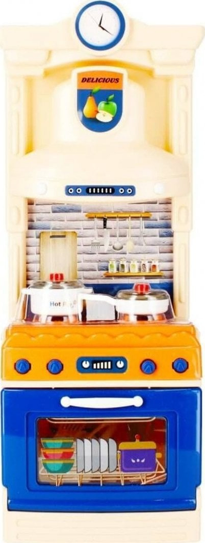 Kuzhinë lodër Mega Creative Furniture B/O Kitchen, me drita dhe tinguj, 38x38x9 cm, shumëngjyrëshe