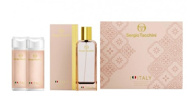 Set Sergio Tacchini Eau De Toilette, 100 ml + Shower Gel, 100 ml + Body Lotion, 100 ml