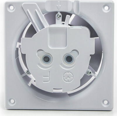 Ventilator për banjo Fan dRim 100 DTS, 100mm, me timer, i bardhë