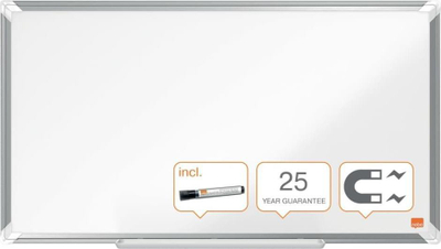 Tabelë e bardhë NOBO Premium Plus Widescreen, 32", smalt, 710x400mm