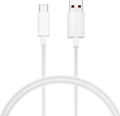 Kabllo USB Huawei SuperCharge LX1218, USB A në USB C, 8A, e bardhë