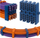 Organizues kabllosh rrjeti NEKU 24, plastik, për kabinet RACK, blu