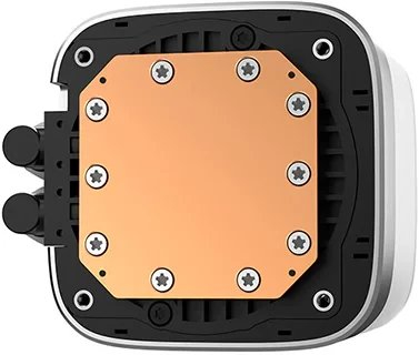Ftohës uji Deepcool LP240 për CPU, 240mm, ARGB, i bardhë