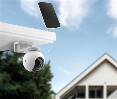 Kamerë IP Ezviz HB8 + Panel Diellor, 2K, Pan & Tilt