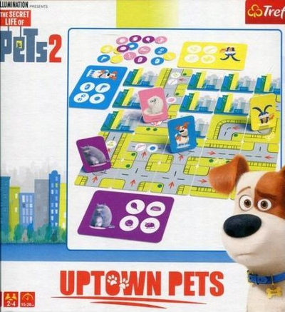 Lojë tavoline Trefl The Secret Life of Pets 2 Uptown Pets, për kalamaj 4+, 2 5 lojtarë, shumëngjyrëshe