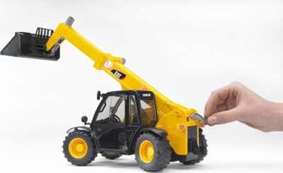 Makinë lodër Bruder Professional Series CAT Telehandler (02141), i verdhë