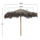 Çadër plazhi HM STRAW Tropical Umbrella HM5897, diametër 240 cm, lartësi 270 cm, kashte natyrale