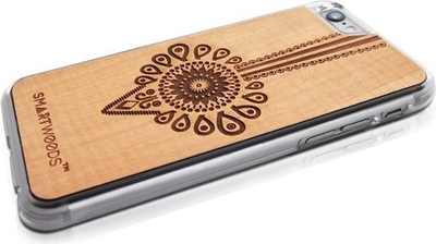 Kapak telefoni Smartwoods Parzenica Clear, dru natyral, për iPhone 6 6S