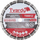Диск за сечење дијамантски Tvardy T00812, сегментиран 230mm, дупка 22.23mm, сиво и црвено