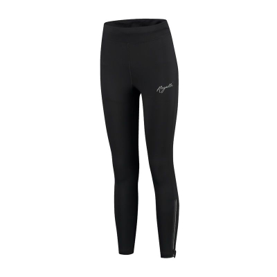 Leggins për femra Rogelli Core, pëlhurë elastike, xhep me zinxhir, të zeza