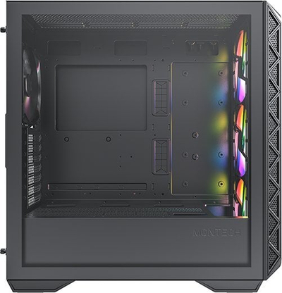 Kornizë PC Montech AIR 903 Max, Mid Tower, ajrosje e lartë, e zezë