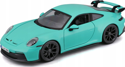 Maket makine Bburago Porsche 911 GT3, shkalla 1/24, diecast, jeshile e çelët