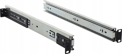 Shina montimi ARAS600N, për kabinet RACK 19", thellësi 600 mm, të zeza