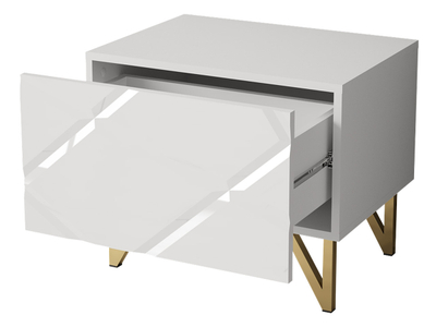 Komodinë anësore Glamour 55 1S Nivotis 04 (55 x 47 x 42)