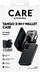 Këllëf portofol PanzerGlass CARE by Feature Case Tango, MagSafe, për iPhone 17, i zi