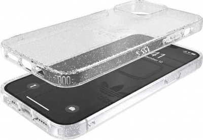 Mbulesë mbrojtëse Adidas OR Protective Clear Case Glitter FW21, e tejdukshme, me shkëlqim