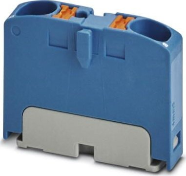 Bllok shpërndarës Simet Phoenix Contact PTFIX 2X4 BU 1028361, montim në shinë DIN, blu