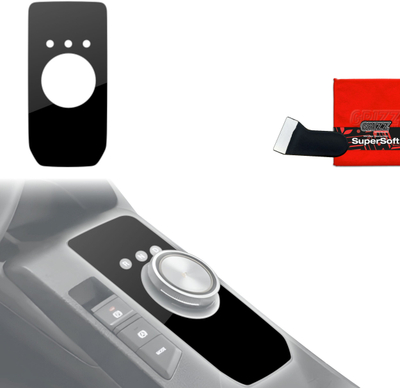 Folie dekoruese interieri GrizzProtector MG 3 2024-2025, konsolë qendrore, Black Glossy, e zezë me shkëlqim