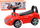 Makinë lodër Ride On Leantoys QX 3396, me mbështetëse, me bori, e kuqe