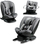 Автомобилско седиште Kinderkraft XPEDITION 2 i-Size, 40-150 cm, вртливо 360°, сиво