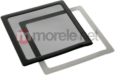 Filtër pluhuri DEMCiflex 120mm për kompjuter, katror, me magnet, i zi