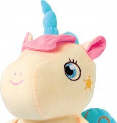 Lodër plushe me projektor Milly Mally Unicorn, drita shumëngjyrëshe, ninulla relaksuese