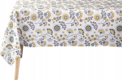 Mbulesë tavoline Douceur d’Interieur Garance, drejtkëndore 145 x 240 cm, poliester, me lule, shumëngjyrëshe