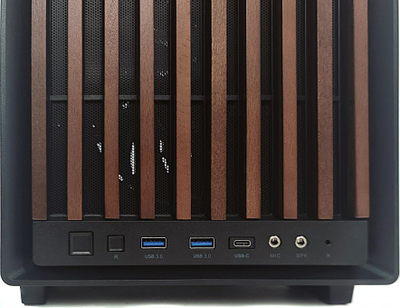 Kuti kompjutri ZENPC Wooder TG, ATX mid tower, xham i temperum, e zezë