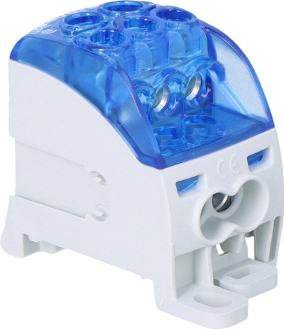 Bllok shpërndarës Simet SUB 160 SIMBLOCK, universal Al Cu, blu