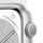 Apple Watch S8 GPS 41mm, Silver Aluminium Case me White Sport Band, Regular