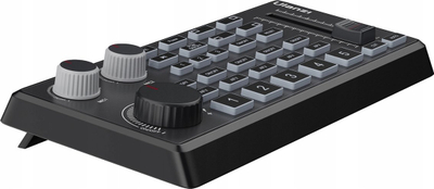 Kartë audio video mixer Ulanzi D005, për transmetim live, e zezë