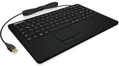 Тастатура Keysonic KSK-5230IN, со кабел, US, Црна
