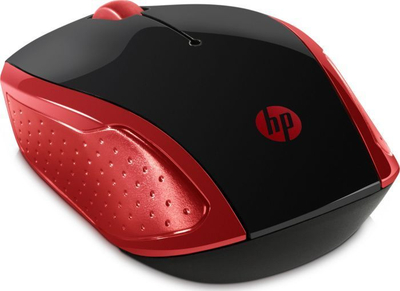 Maus Wireless HP 200 (2HU82AA), i kuq/zi