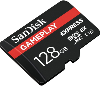Мемориска картичка SanDisk Express GamePlay microSDXC, 128GB, SD Express, црна