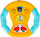 Lodër timon drejtimi Mega Creative STEERING WHEEL, 15cm, me drita edhe zëra