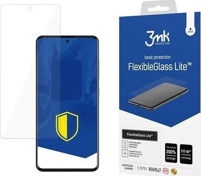 Xham mbrojtës 3MK FlexibleGlass Lite për Samsung Galaxy A72, 0.16mm, transparent