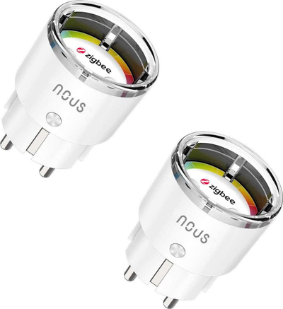 Set prizash smart Nous A1Z, ZigBee Tuya, 2 copë, e bardhë