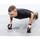 Set pesha EB Fit Dumbbells 4 në 1, 20 kg, rregullueshëm, i zi me të kuqe