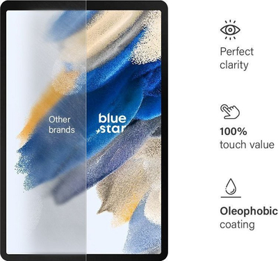 Xham mbrojtës Blue Star për Samsung Galaxy Tab A8 10.5", Tempered Glass, 0.3 mm, transparent