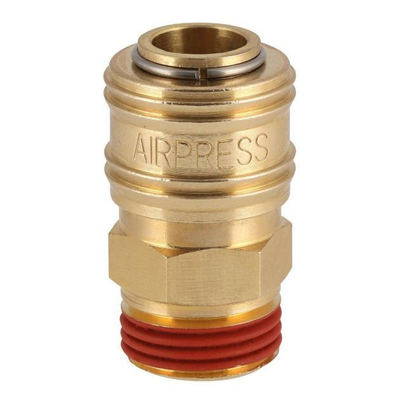 Kuple Lidhëse e Shpejtë Airpress Euro 1/2", filetë mashkullore, metalike, ngjyrë bronzi