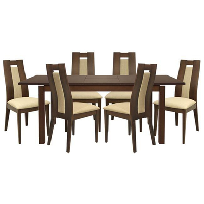 Set ngrënieje me hapje, 7-pjesësh (Tavolinë + 6 karrige) HM10089,